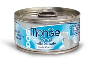 MONGE DOG NATURAL zartes Hühnerfleisch für Hunde 95 g